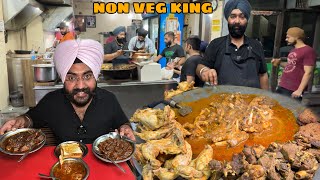 Sardar ji Desi Ghee Non Veg Street Food  Tawa MuttonChicken amp Chapli kabab  Indian Street Food [upl. by Elyssa]