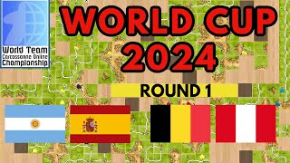 Carcassonne World Cup Round 1 MEGASTREAM [upl. by Tengler]