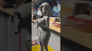 Android 18 hooters uniform printed dragonball dragonballz andorid18 figure 3dprinting [upl. by Halik]