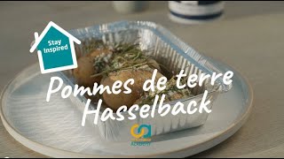 Pommes de terre hasselback au barbecue et beurre aux fines herbes [upl. by Nordek]