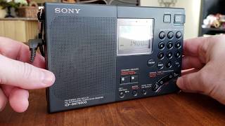 Sony ICF  SW 7600G Review [upl. by Nanci475]