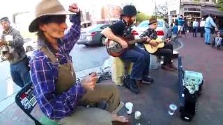 Walk That Lonesome Valley by the Fly By Night Rounders in Asheville [upl. by Eseeryt]