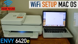 HP ENVY 6420e WiFi Setup MacBook [upl. by Zulema]