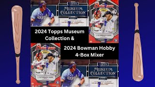 2024 Topps Museum Collection2024 Bowman 4Box Mixer Live [upl. by Adaline]