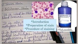 About the Leishman stain Romanowsky stain  explained in Hindi  by labmedlife [upl. by Herriott885]