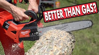 NEW Milwaukee Tools M18 Fuel Top Handle Chainsaw Review [upl. by Carpio721]