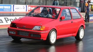 Ford Fiesta AWD Cosworth YB  Drag Racing [upl. by Llessur]