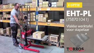 Handstapelaar 400kg MWTools MHT400 Torros NL [upl. by Eellah537]