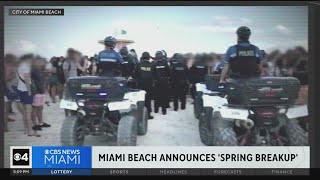 Miami Beach announces quotspring breakupquot [upl. by Ahsilek314]