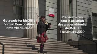 McGill Fall 2020 Virtual Convocation [upl. by Nosiddam]