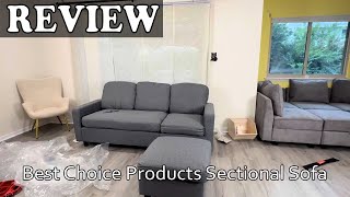 Best Choice Products Sectional Sofa  Assembly amp Review [upl. by Sybilla]