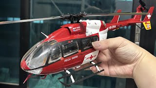 Mini RC EC145 helicopter indoor flight [upl. by Yadseut526]