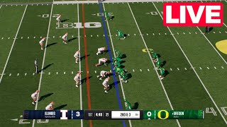 🔴LIVE NOW Illinois Fighting Illini vs Oregon Ducks  Week 9 Full Game  2024 College Football 25 [upl. by Seem]