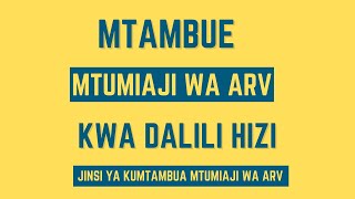 🚨 Jinsi ya kumtambua mtu anatumia dawa za kupunguza makali ya VVU ARV🚨 [upl. by Lampert629]