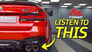 This Is How A BMW M5 F90 LCI SHOULD Sound [upl. by Eahsal]