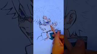 Drawing Sanemi Demon Slayer shorts youtubeshorts shortvideo drawing demonslayer art fyp [upl. by Nenad]