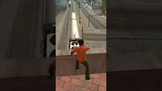 Como pasar la misión del tren GTA San Andreas gta gtasanandreas gaming gtav cj gtaonline gta5 [upl. by Nereus]