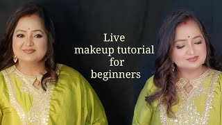 live Makeup tutorial step by step for beginners ♥️naturencebeautyworld makeup [upl. by O'Neill431]