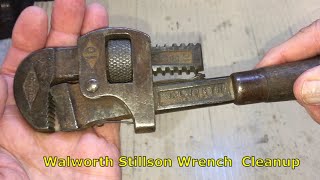 Walworth Stillson Wrench Cleanup [upl. by Chloris]