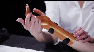 Resting hand orthosis Orfit Colors NS Gold  Splinting Techniques 210 [upl. by Giana]