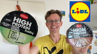 Lidl High Protein Pudding mit Pistazie amp WalnussGeschmack im Test [upl. by Ardnauqal]