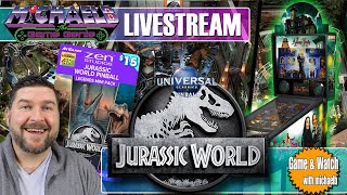 Jurassic World Pinball Pack AtGames Legends Pinball 4K Live Gameplay amp First Impressions [upl. by Halak]