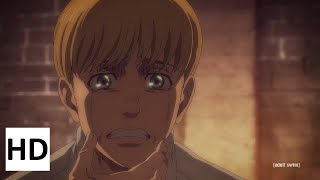 Armin manipulates Yelena by agreeing to Euthanization Plan English Dub HD [upl. by Anaujait]