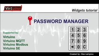 Virtuino Password Manager tutorial [upl. by Arabela]