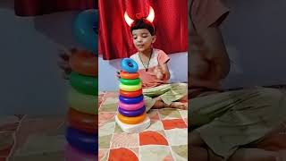 Kids perfection in stacking rings toys 🧸🧸🧸🧸viralvideo stackingringsshorts cutebabyyoutubeshorts [upl. by Salangi833]