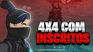 🔴LIVE ON 🔴4x4 AO VIVO🔴4V4 AO VIVO🔥4v4 COM INSCRITOS🔥4x4 COM INSCRITOS AO VIVO [upl. by Yam964]