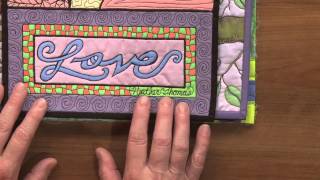 How to Sign a Quilt  National Quilters Circle [upl. by Leirda]