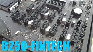 Gigabyte B250Fintech Mining Motherboard Review and Bios Settings [upl. by Ahsenaj955]