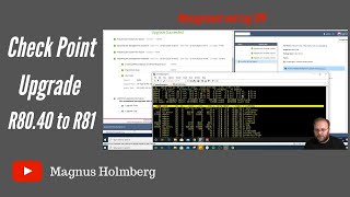 Check Point Firewall R81  Upgrade R8040 mgmt and log to R81 [upl. by Phaedra]