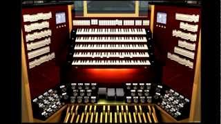 Improvisation on Lumen Christi on the Esztergom Virtual Pipe Organ  Part 33 [upl. by Irrak]