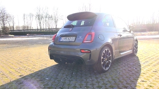 2017 Abarth 595 Competizione Exhaust Sound  Acceleration 0  170 kph  0  106 mph  Autophorie [upl. by Notserk673]