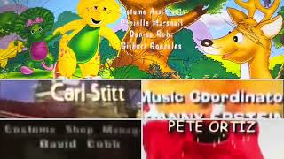 Barney credits remix Sesame Street [upl. by Cimbura]