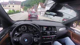 2017 BMW X4 M40i POV Drive  Acceleration amp tunnel [upl. by Philly]