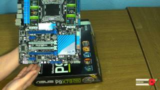 Asus P9X79 Pro Motherboard First Look [upl. by Noyerb]