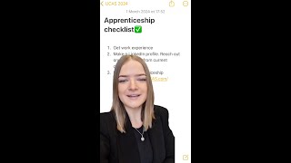 Applying for an apprenticeship in the UK  Your checklist [upl. by Sosthina]