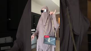 Abaya and khimar tutorialabaya muslimah trending hijab youtubeshorts viral [upl. by Hartfield]