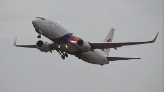 1312018 Malaysia Airlines B737800 at Kuantan Airport KUAWMKD [upl. by Alin420]