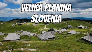 Velika planina Slovenia Big summer walk in the Herdsmens Village Mountains the views and cows [upl. by Sage]