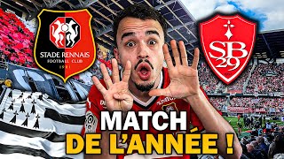 LE MATCH DE LANNÉE avec 9 BUTS DANS CE DERBY BRETON  Rennes  Brest VLOG [upl. by Hsirrap737]