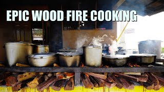 Epic Wood Fire Cooking Street Food [upl. by Yahc]