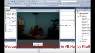 EmguCV Vbnet Webcam Demo [upl. by Matilda]