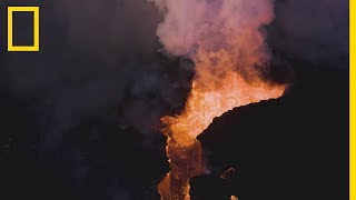 Limpressionnante éruption du volcan Kilauea à Hawaï [upl. by Selohcin810]