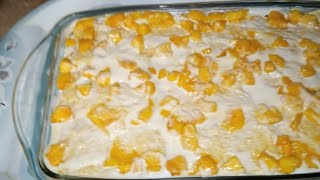 10 minutes mey ready karien mango delight ll mango dessert with only 4 ingredientsdelicious like [upl. by Chevy]