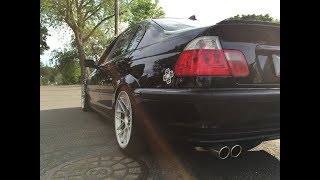 BMW E46 Muffler Delete Fly By [upl. by Aitnis418]