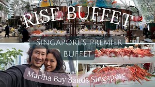 RISE Buffet  Marina Bay Sands  Iconic MUSTFEAST Buffet  Singapore World Class Destination [upl. by Karney]