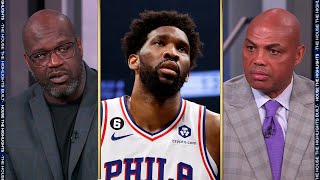 Inside the NBA discuss Joel Embiids Injury [upl. by Ahsian]